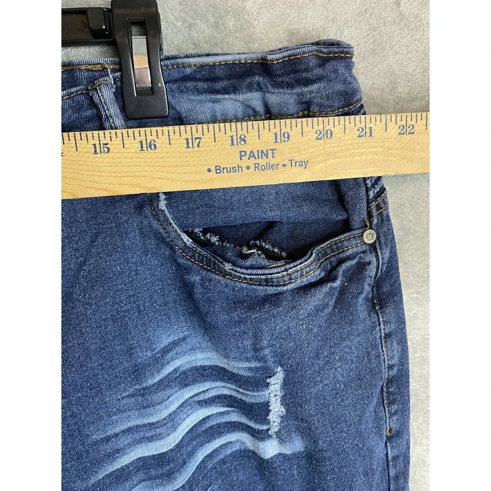RAW X Slim Jeans 54 Blue Denim Distressed Pants